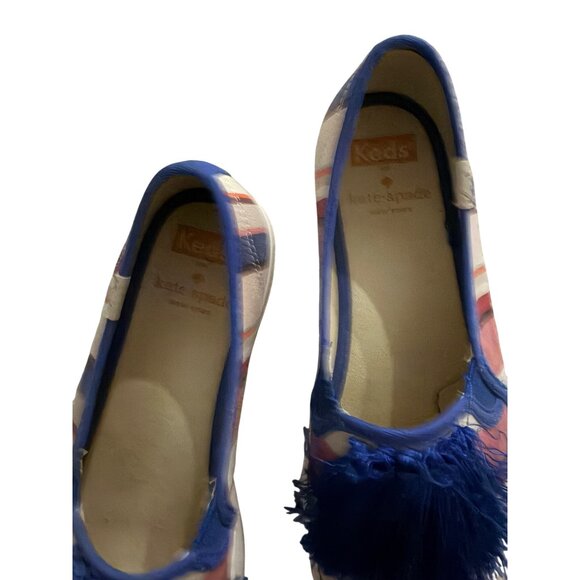 KEDS x Kate Spade Striped Slip On Sneakers Size 5 - Picture 5 of 7